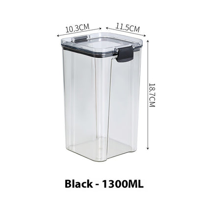 Kitchen Sealed Jar Storage Box Household Plastic Dry Goods Storage Food Storage Tank